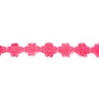 [188R-40986] [188R] Crocheted Flower Trim Large (Fuchsia)