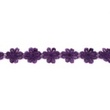 [188R-40989] [188R] Stuha Háčkovaný Květ Velký (Fialová)