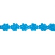 [188R-40990] [188R] Crocheted Flower Trim Large (Aqua)