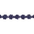 [188R-40992] [188R] Stuha Háčkovaný Květ Velký (Tmavě Modrá)
