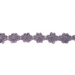 [188R-40993] [188R] Bloem Band Gehaakt Groot (Grijs)