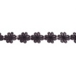 [188R-40994] [188R] Stuha Háčkovaný Květ Velký (Černá)