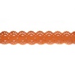 [189R-41026] [189R] Blomma av konstläder Stansad (Cognac)