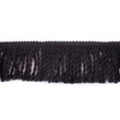 [193R-40038] [193R] Nastro Frangiato Di Lana (Nero)