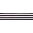 [199R-40911] [199R] Gummi Colour Line Streifen 40 mm (Schwarz)