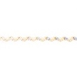 [200R-40913] [200R] Zackenlitze Paillet (Off Weiß)