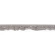 [203R-40854] [203R] Elastisches Karoband Rüsche (Schwarz)
