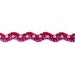 [211R-40843] [211R] Glitzer Band Welle (Fuchsie)