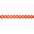 [212R-40838] [212R] Chenille Wave Trim With Silver (Oranžová)