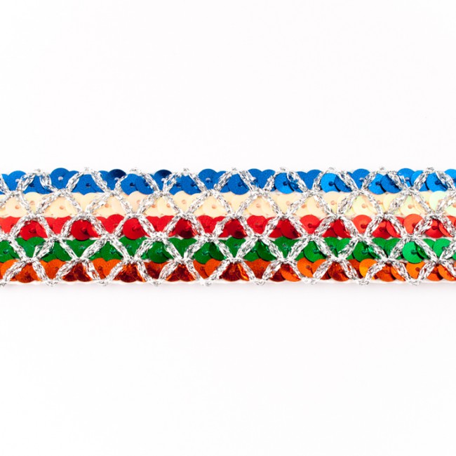 [214R] Multicolour Sequin Trim
