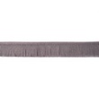 [221R-41357] [221R] Suede Fringe Trim 3 cm (Dark Grey)