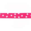 [227R-41625] [227R] Gummi Mit Gewebte Stern 25 mm (Fuchsie)