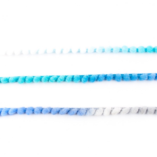 [229R] Bolletjesband Mini Multi