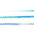[229R-41414] [229R] Pom Pom Lace Mini Multi (Cobalt)