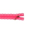 [231R-41375] [231R] Zipper Flower Punched (Fuchsia)