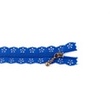[231R-41383] [231R] Zipper Flower Punched (Cobalt)