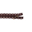 [231R-41386] [231R] Zipper Flower Punched (Choco)