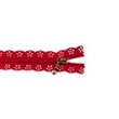 [231R-41389] [231R] Zipper Flower Punched (Bordeaux)