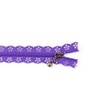[231R-41390] [231R] Zipper Flower Punched (Purple)