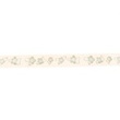 [237R-41842] [237R] Ruban De Coton Fleurs (Rose)