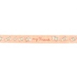 [237R-41844] [237R] Ruban De Coton Fleurs (Fuchsia)