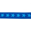 [250R-42492] [250R] Elastic With Woven Star 2-Coloured 40 mm (Cobalt)