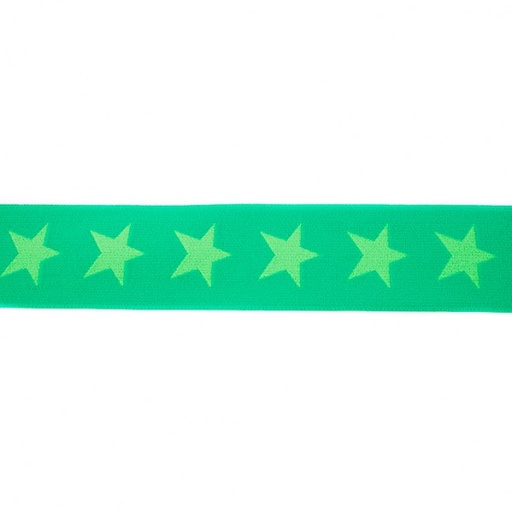 [250R] Elastic With Woven Star 2-Coloured 40 mm