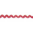 [251R-42526] [251R] Taśma Zig Zag Fantazyjna (Ciemnoczerwony)