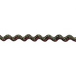 [251R-42529] [251R] Taśma Zig Zag Fantazyjna (Czarny)