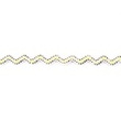 [251R-42530] [251R] Taśma Zig Zag Fantazyjna (Biały)