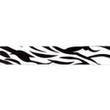 [253R-42478] [253R] Printed Elastic 25 mm (Zebra)