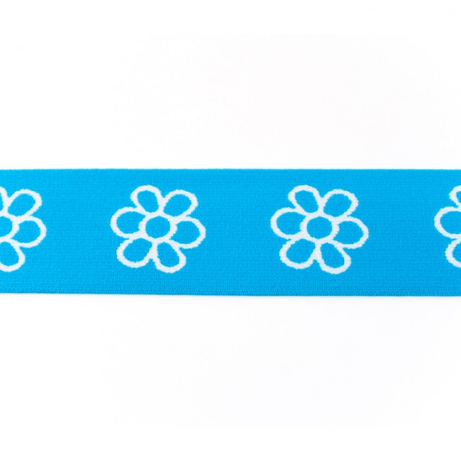 [257R] Gumka w tkane kwiaty