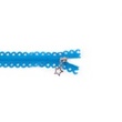 [259R-42434] [259R] Krajkové Zipy Hvězda (Aqua)