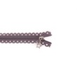 [259R-42449] [259R] Zipper Star Punched (Dark Grey)