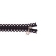 [259R-42450] [259R] Zipper Star Punched (Black)