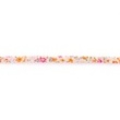 [267R-42860] [267R] Popeline Biais Dentelle Avec Fleur (Multi)