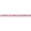 [267R-42873] [267R] Poplin Biasband Bloemetje Met Kantje (Roze)