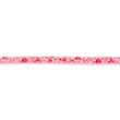 [267R-42878] [267R] Poplin Biasband Bloemetje Met Kantje (Fel Roze)