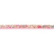 [268R-42841] [268R] Popeline Biais Dentelle Avec Fleur (Rose)