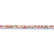 [268R-42845] [268R] Popline Bias Binding Flower With Lace (Light Blue)
