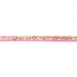 [268R-42846] [268R] Popeline Nastro In Sbieco Fiore Con Pizzo (Rosa Brillante)