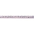 [268R-42854] [268R] Popeline Nastro In Sbieco Fiore Con Pizzo (Lilla Chiaro)