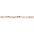 [268R-42861] [268R] Popeline Nastro In Sbieco Fiore Con Pizzo (Verde Muschio)