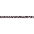 [268R-42863] [268R] Poplin Biasband Bloemetje Met Kantje (Antraciet)