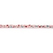 [268R-42868] [268R] Popline Bias Binding Flower With Lace (Baby Pink)