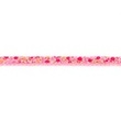 [268R-42877] [268R] Popeline Nastro In Sbieco Fiore Con Pizzo (Fucsia Chiaro)