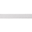 [276R-44268] [276R] Třpytivá elastická látka 25 mm (Vlněná Bílá)
