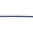 [277R-42901] [277R] Popeline Nastro In Sbieco Con Pizzo Punto (Blu Scuro)