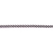 [279R-42887] [279R] Popeline Nastro In Sbieco Con Pizzo Rombo (Nero)