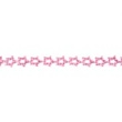 [293R-43163] [293R] Popelín Kostkovaný Vyražené Hvězdy (Fuchsie)